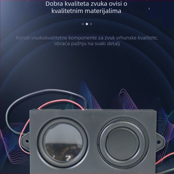 Mini audio pojačalo s dvostrukom membranom, 4 Ω / 3 W, 2.0 sučelje, 40 Hz–20 kHz