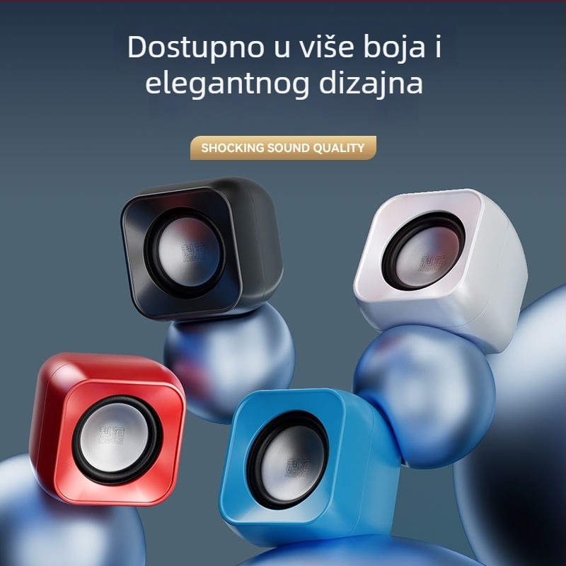 Stolni zvučnici za računalo sa subwooferom, USB napajanje, stereo audio sustav