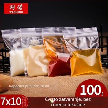 Plastična ambalažna vrećica s tiskom logotipa, sitotisk, materijal: plastika, tip pakiranja: vrećica