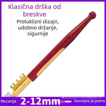 Prirodni dijamantni rezač stakla s drvenom ručkom, za kućnu upotrebu