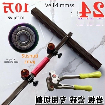Nož za staklo za pločice, model Ceramic tile glass push knife, marka BALO, debljina 12, namijenjeno za staklo i pločice