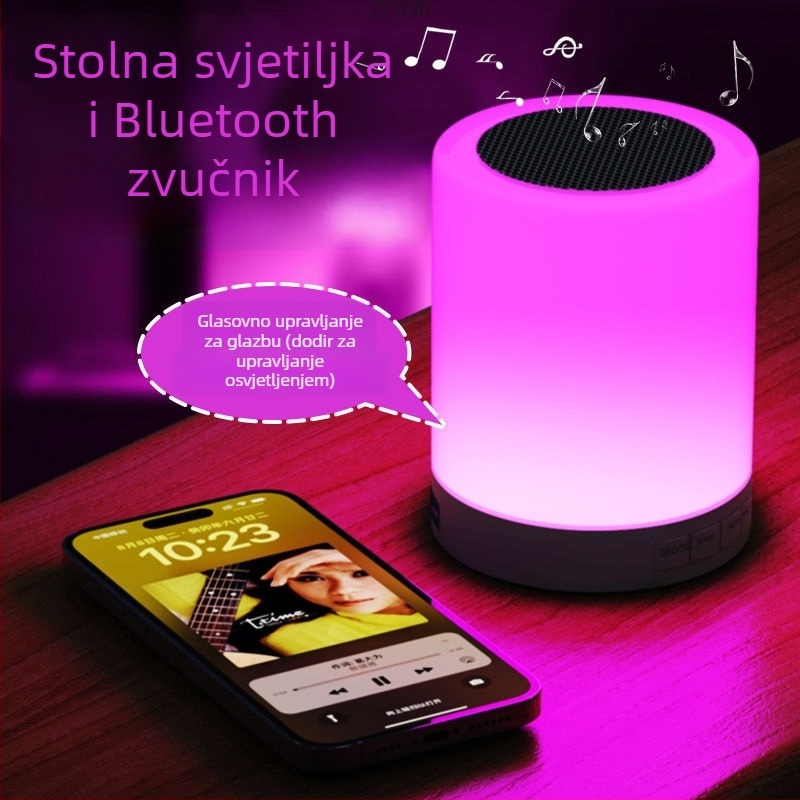 Bluetooth zvučnik s ambijentalnim osvjetljenjem, ugrađena baterija 1200–2000 mAh, IPX4 vodootpornost, Bluetooth 2.0, frekvencijski raspon 40 Hz–20 kHz