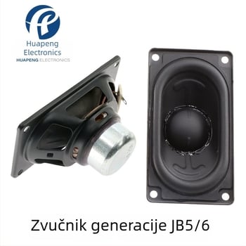4580 20W srednjebas zvučnik za JBL Flip 6/5 Gen – pravokutno kućište, diafragma od nepapirnog materijala, unutarnji magnetski sustav