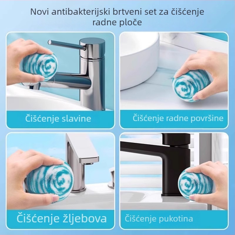 Kupaonska kuglica za čišćenje sudopera i površina | Čišćenje i dezinfekcija | Materijal PP | Pakirano u vrećici | Lansirano 2025