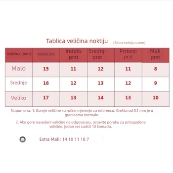 Odvojivi 3D kristalni nokti za manikuru – ručno izrađeni, izuzetno tanki, bez ostataka, uzorci: Ljubav, Leptir, Zvijezde