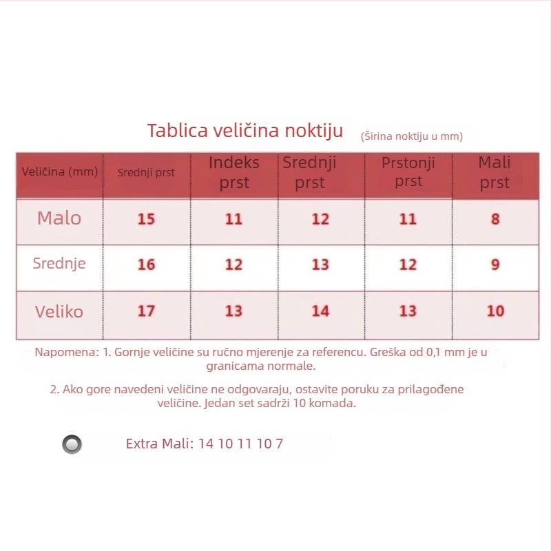 Odvojivi 3D kristalni nokti za manikuru – ručno izrađeni, izuzetno tanki, bez ostataka, uzorci: Ljubav, Leptir, Zvijezde