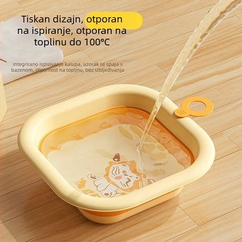 Dječja sklopiva umivaonica – prijenosna plastična posuda za bebe, 180–200 g, proljeće 2025 izlazi