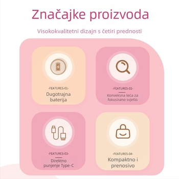 Mini prijenosna UV lampica za nokte za gel lak - brzo sušenje, model LX-003, marka Ling xi, podrijetlo Zhejiang