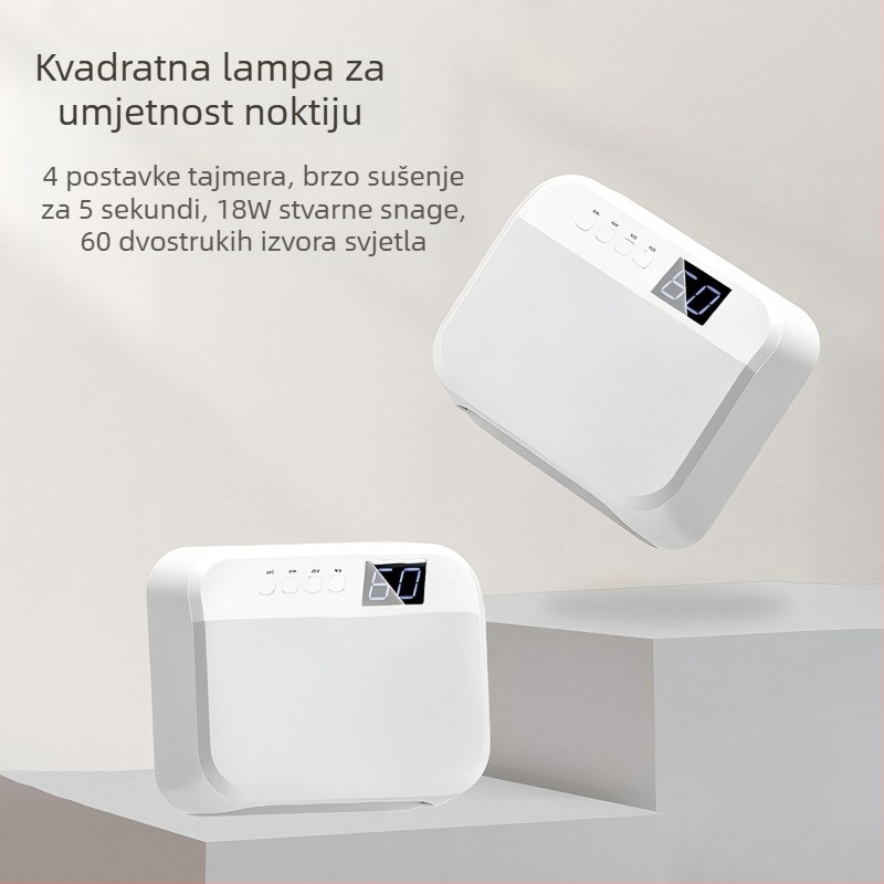 Isa M9 Lampa za nokte – Domaća marka, Ovlaštena privatna marka, Model M9, Lampa za sušenje noktiju za opću upotrebu
