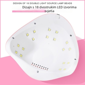 X3 USB lampu za nokte s inteligentnim senzorom, dvostruki LED izvor, 54W