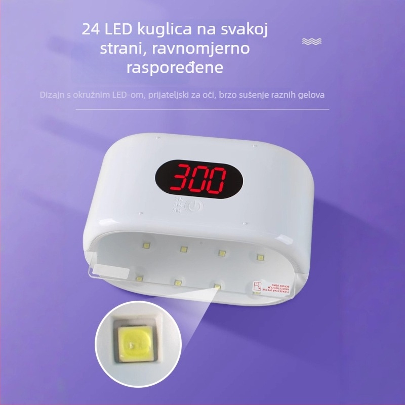 UV lampa za sušenje noktiju, model M8, za manikuru i gel