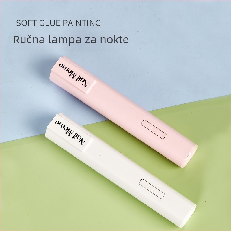 Ručna lampica za nokte u obliku štapa, prijenosna punjiva LED lampa za brzo sušenje noktiju