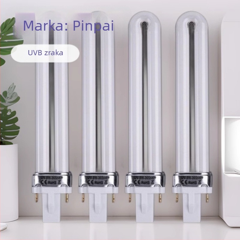 Lampa za fototerapiju noktiju, 9W, 4-dijelni set, UV lampa za sušenje