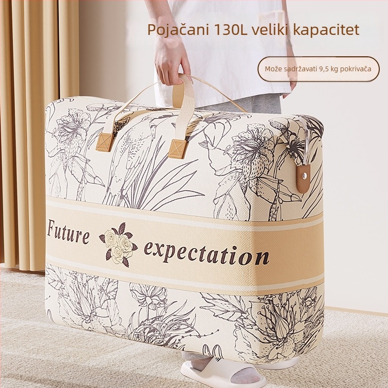 Kockasta torba za pohranu deke, zatvorena, vodootporna, veliki kapaciteta, za putovanja