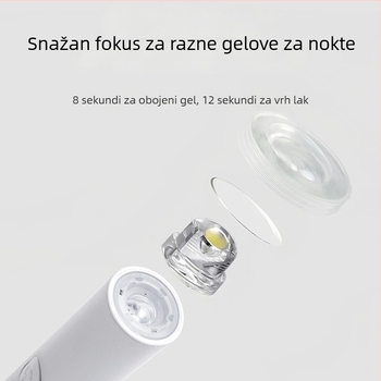 Ručna lampica za nokte Nashaman K02 s baterijskim napajanjem