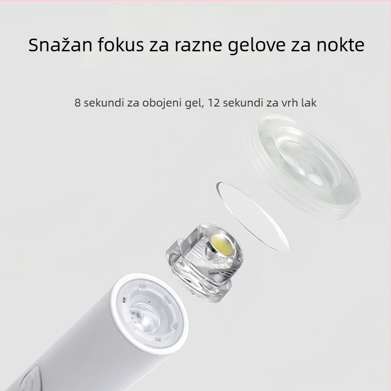 Ručna lampica za nokte Nashaman K02 s baterijskim napajanjem