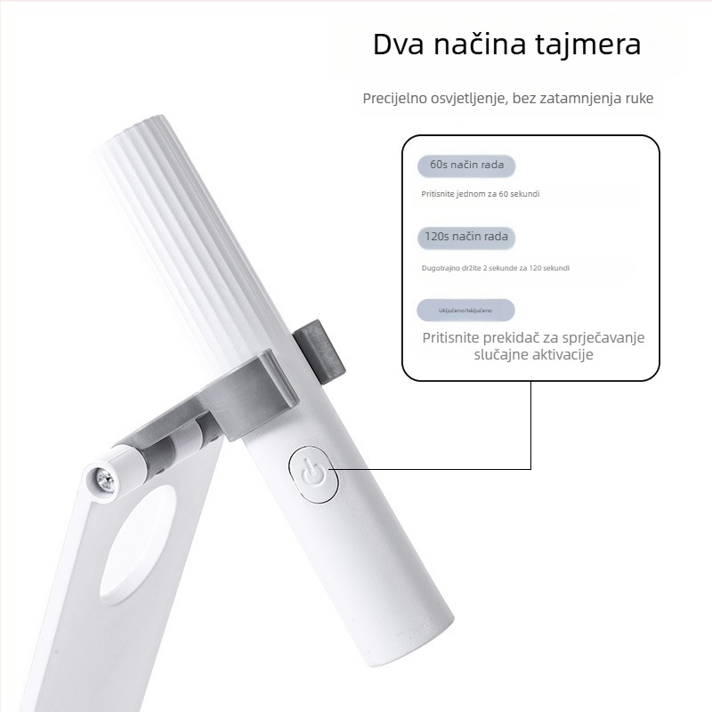 Ručna lampica za nokte Nashaman K02 s baterijskim napajanjem