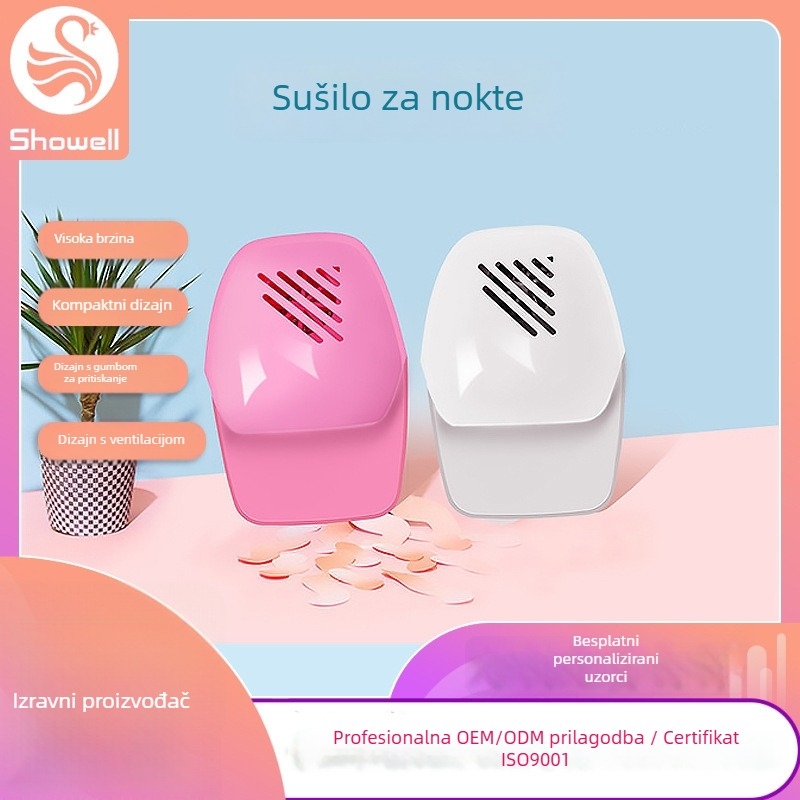 Prijenosna sušilica noktiju - kućna manikurna lampa, model SA-5A, Showell, kompaktna lampa, neto težina 156 g
