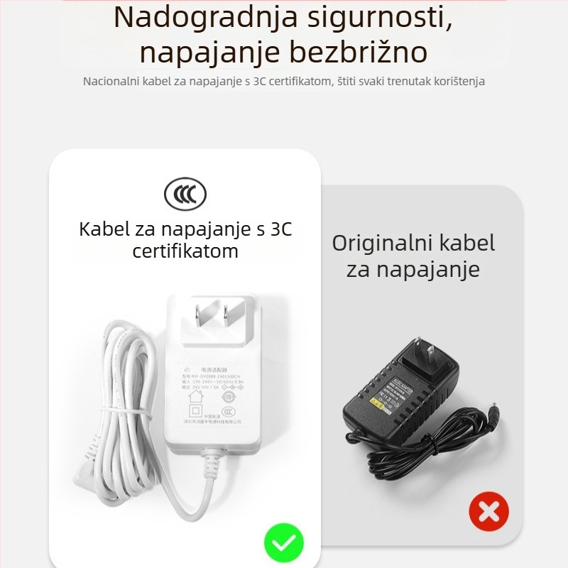 Sai'erqi fototerapijska lampa — 3C certificirani napojni kabel adapter za modele T8/L6/X7