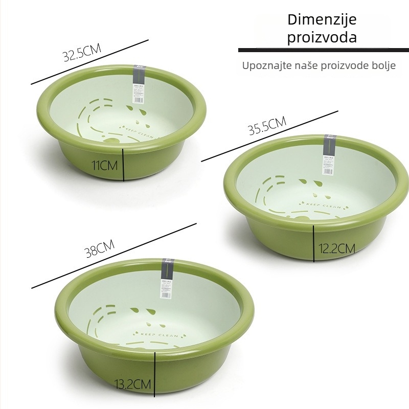 Melosen dječja umivalica — PP plastika, okrugli oblik, neto težina 250–300 g, podrijetlo Taizhou, Zhejiang, lansirano 2022