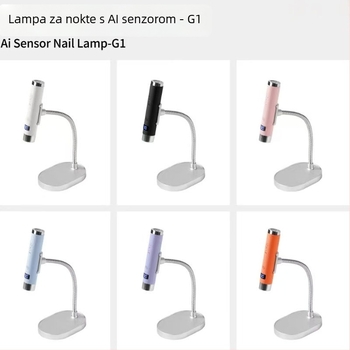 Face Show Fd-586 Stolna pametna lampa za nokte s dodirnim senzorom, brzo sušenje umjetnih noktiju i kamenčića, prijenosna linearna lampa