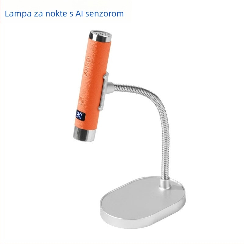 Face Show Fd-586 Stolna pametna lampa za nokte s dodirnim senzorom, brzo sušenje umjetnih noktiju i kamenčića, prijenosna linearna lampa