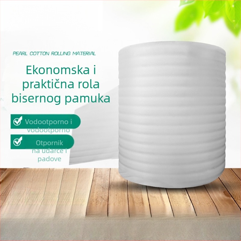 EPE biserna pjena na roli za ambalažu s mjehurić filmom i foam boardom – otporno na udarce. Broj artikla: F7T5TM5H5H7S8; Gustoća: 55; Materijal: Drugo