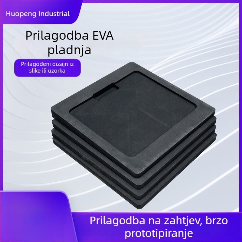 Antistatički EVA pladanj s unutarnom potporom – EVA pjena velike gustoće, pogodan za graviranje darovnih pakiranja
