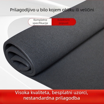 EPDM pjena s zatvorenim ćelijama — list za brtvljenje, toplinsku izolaciju i amortizaciju vibracija — vatrootporna, otporna na koroziju; gustoća 16 kg/m³