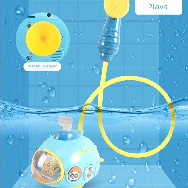 Električna podmornica za kupanje – plastika; 3C certificirano; za djecu 4–6 godina