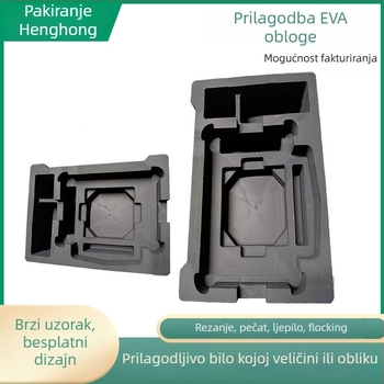EVA pjena za podstavu i unutarnju ploču za kutije za darove i alate, visoka gustoća 25-200 kg/m³, flokirana završna obrada, Henghong