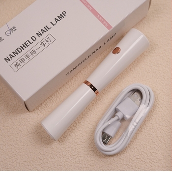 Prijenosna lampa za nokte za sušenje gel laka; ručna fototerapijska lampa; model: lampa s jednim redom; porijeklo: Guangzhou; bez marke; za obične korisnike