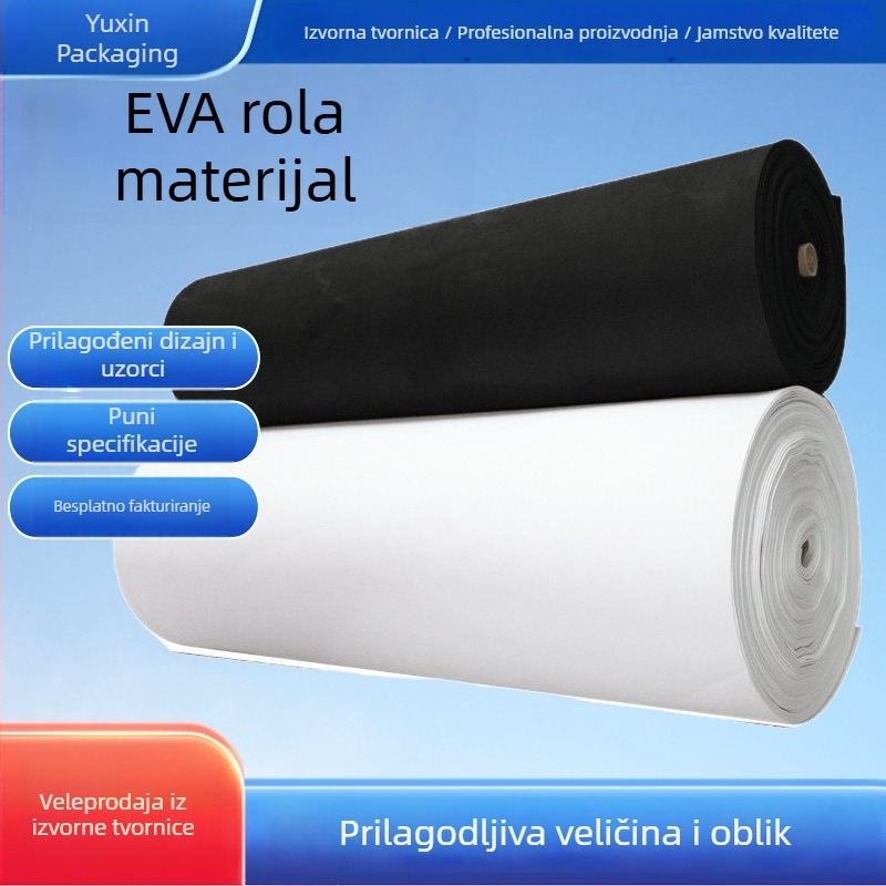 EVA rolo materijal s jednostranim ljepilnim pjenastim podlogom, gustoća 38–80