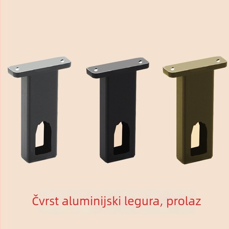 Prilagodljiva šipka za odjeću u garderobi, aluminijsko-cinkova legura, model Kdz-gy, garderoba, svijetli luksuzni stil, premaz sprejem