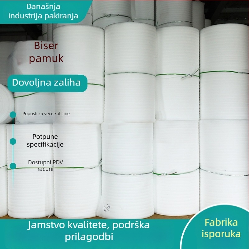 EPE pjena – rolna unutarnja kartonska obloga za pakiranje, gustoća 20, debljina 1/2/3/5/7.5/10, bez ispisa
