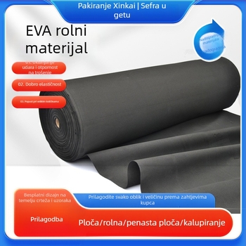 EVA pjena za rolu ambalažu — vodootporna, visoke gustoće, tkano-kompozitna spužva, prilagodljiva, brend Anju, gustoća 38-80