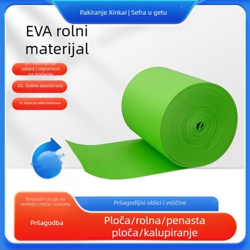 EVA pjena za rolu ambalažu — vodootporna, visoke gustoće, tkano-kompozitna spužva, prilagodljiva, brend Anju, gustoća 38-80