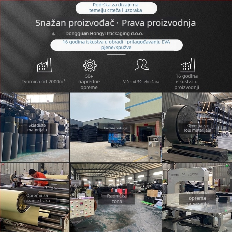 Unutarnja podstavka od spužve za pakiranje, oblikovana zaštita od pjene (Gustoća 35 kg/m3; Materijal: spužva; Značka: Hongyi)