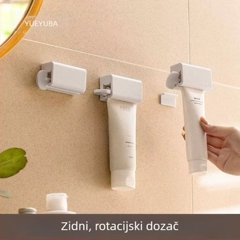 Qi coix Zidni pritiskivač za pastu za zube s klipom za skladištenje - Nije uvezeno
