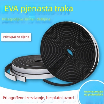Prilagođena EVA pjena traka s ljepilom — jednostrano i dvostrano, zvučna izolacija, apsorpcija udaraca, otporna na požar