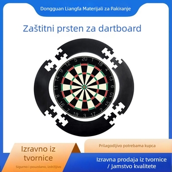 Kružni zaštitni prsten za dartboard, EVA pjena, zidni, s otiskom, gustoća 90 kg/m³; može se čuvati, sastaviti i rastaviti