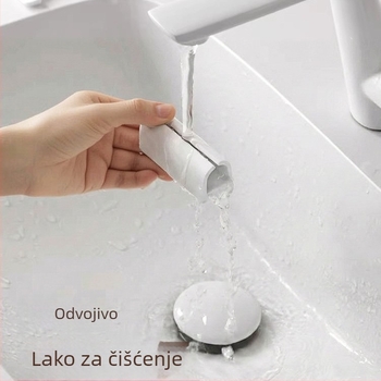 Magnetski dozator za pastu ispod ogledala u ormaru, držač za čaše i četkice, klips za istiskivanje kreme za lice