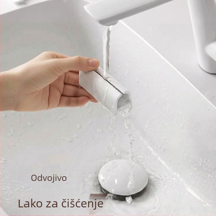 Magnetski dozator za pastu ispod ogledala u ormaru, držač za čaše i četkice, klips za istiskivanje kreme za lice