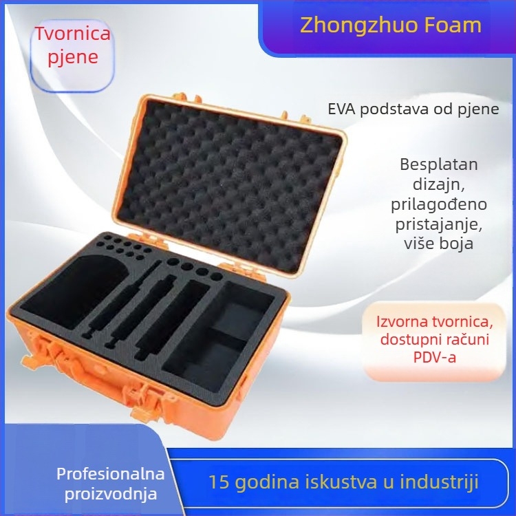 Po narudžbi EVA pjenasti umetci za kutije za pakiranje, besplatan dizajn i izrada uzoraka, zajamčena kvaliteta