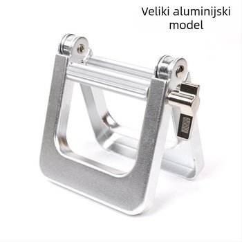 Ručni metalni ekstruder za pastu za zube, nehrđajući čelik, klips-stil dizajn (Materijal: nehrđajući čelik; Rad: ručni; Primjena: pasta za zube i paste za bojanje kose)