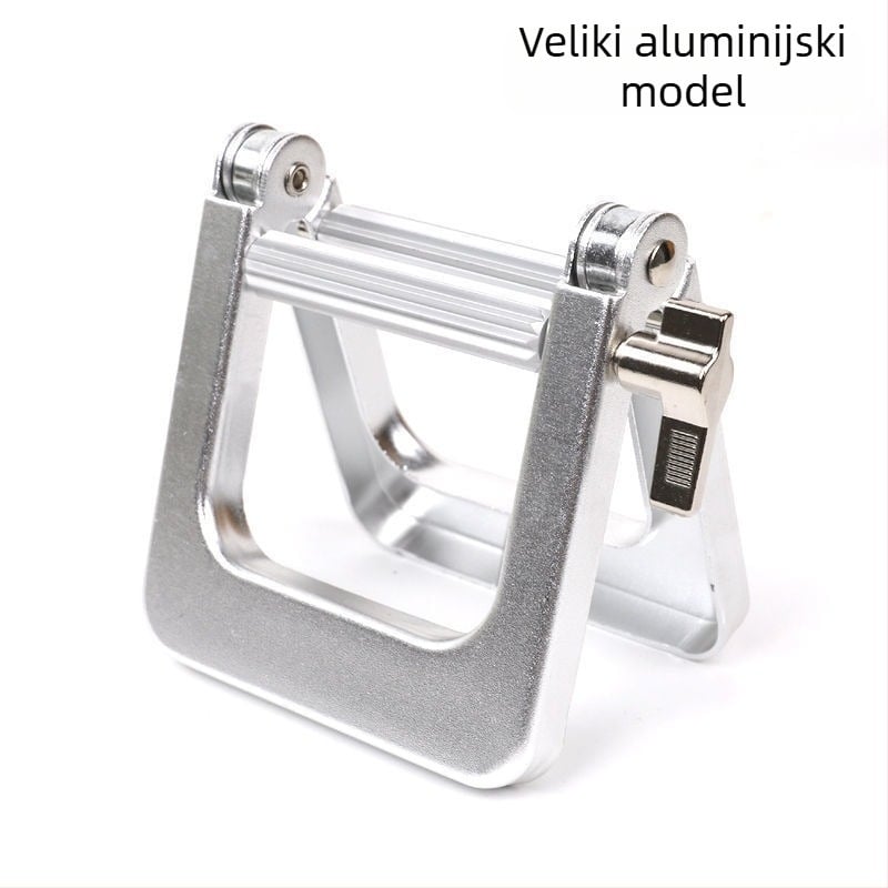 Ručni metalni ekstruder za pastu za zube, nehrđajući čelik, klips-stil dizajn (Materijal: nehrđajući čelik; Rad: ručni; Primjena: pasta za zube i paste za bojanje kose)