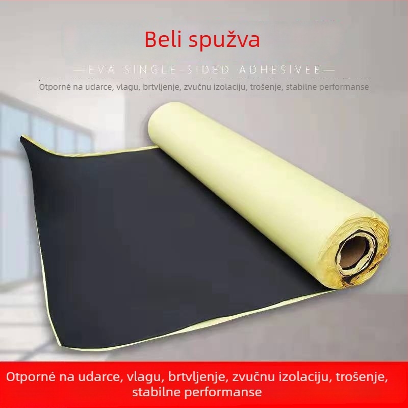Rolna traka od EVA pjene s ljepilom, samoljepiva podloga, jedno i dvostrano ljepilo, materijal EVA pjena i XPE plastika