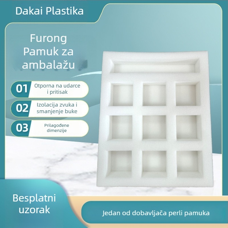 Unutarnja podloga za elektroničke uređaje s Furong pamučnim materijalom, posebnog oblika, prilagođene specifikacije