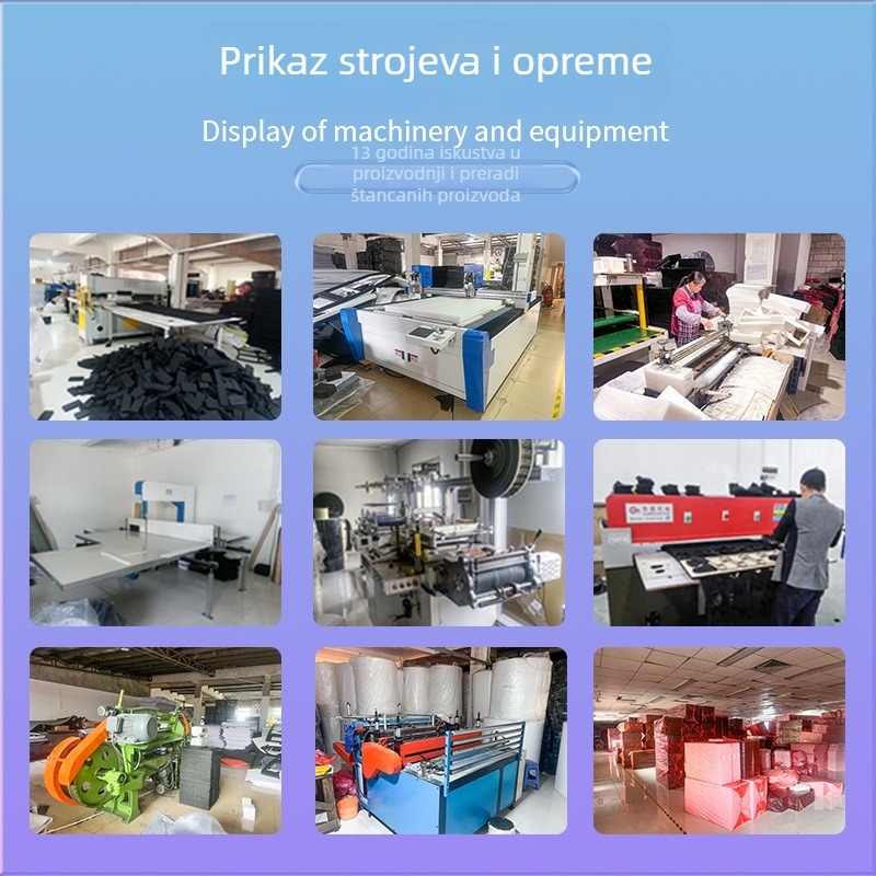 Bijela perlna pamuk podstava s plišanim dodacima za kutiju za pakiranje igračaka, unutarnja navlaka od perlne pamuke, zaštitni pamuk, rola perlne pamuke, izrađeno po narudžbi