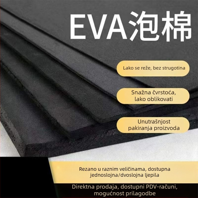 EVA pjena list s ljepilom na stražnjoj strani, materijal EVA, gustoća 50 kg/m³, marka Blue Fir